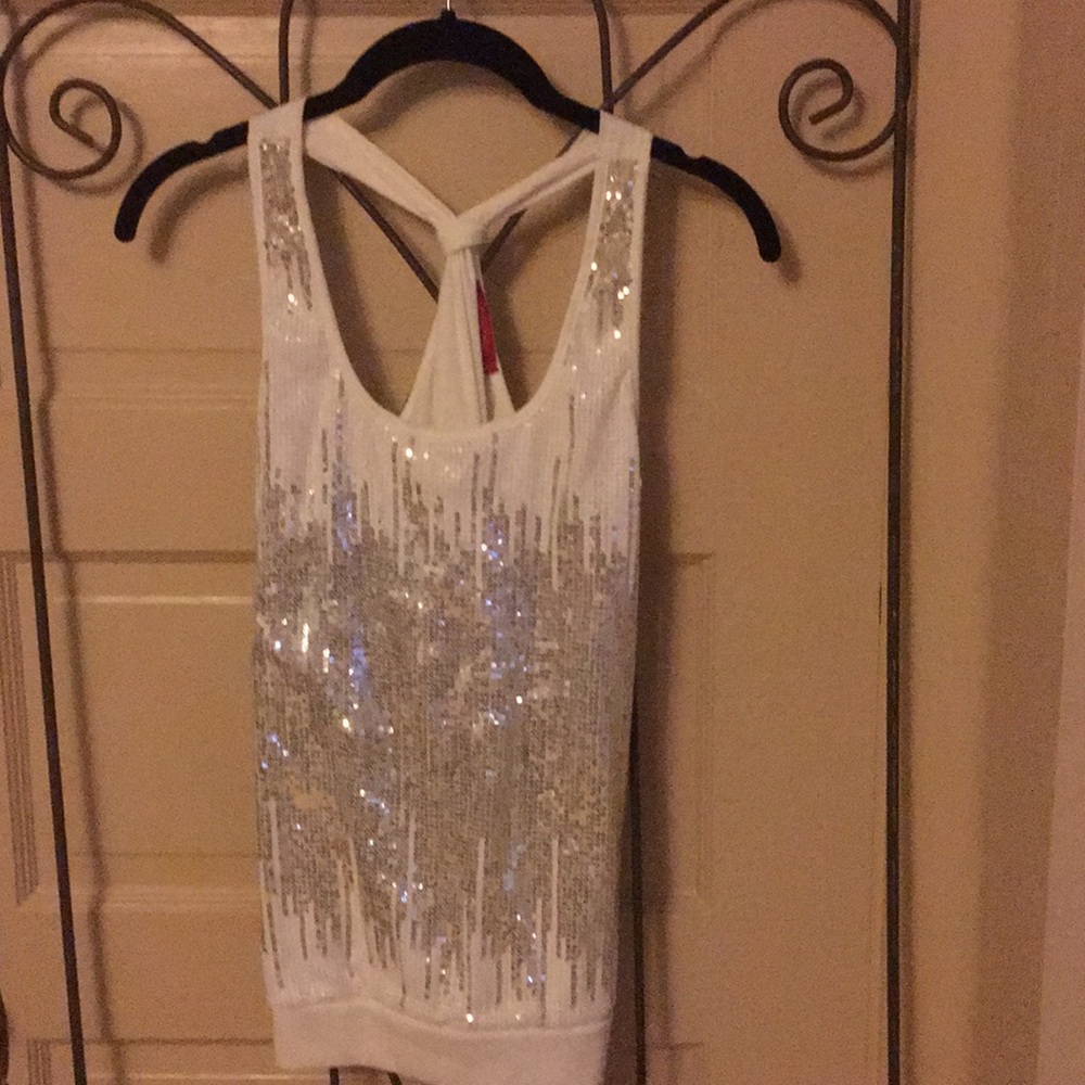 Sequined Tank Top